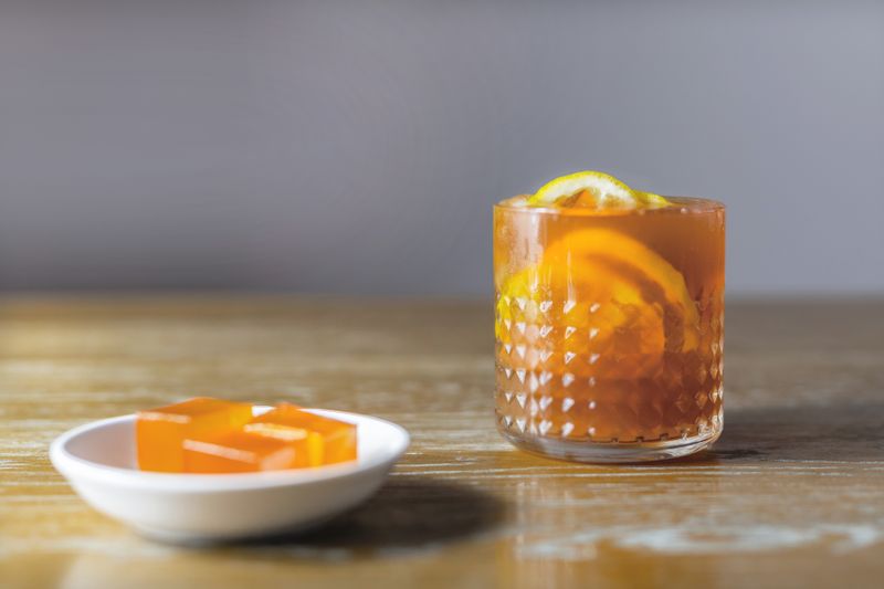 Southern sweet iced tea in tall glass